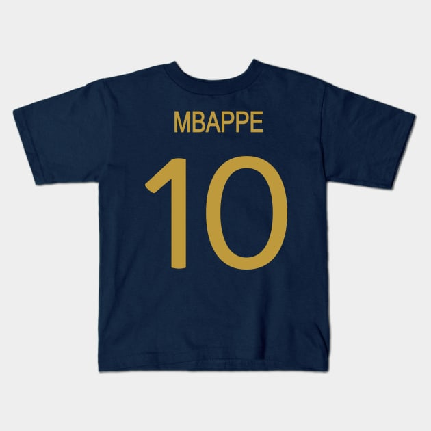 Mbappe Kids T-Shirt by Danielle